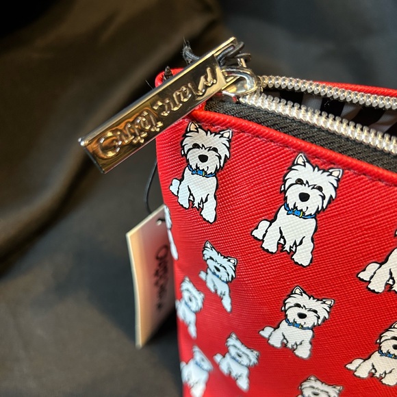 NWT - Marc Tetro Westies Dogs Cosmetic Bag AND Travel Train Case  - NWT - Picture 6 of 8